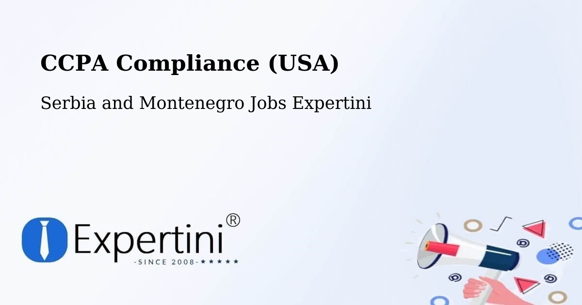 CCPA Privacy Rights & Compliance Notice – Hanover - Serbia and Montenegro Jobs Expertini
